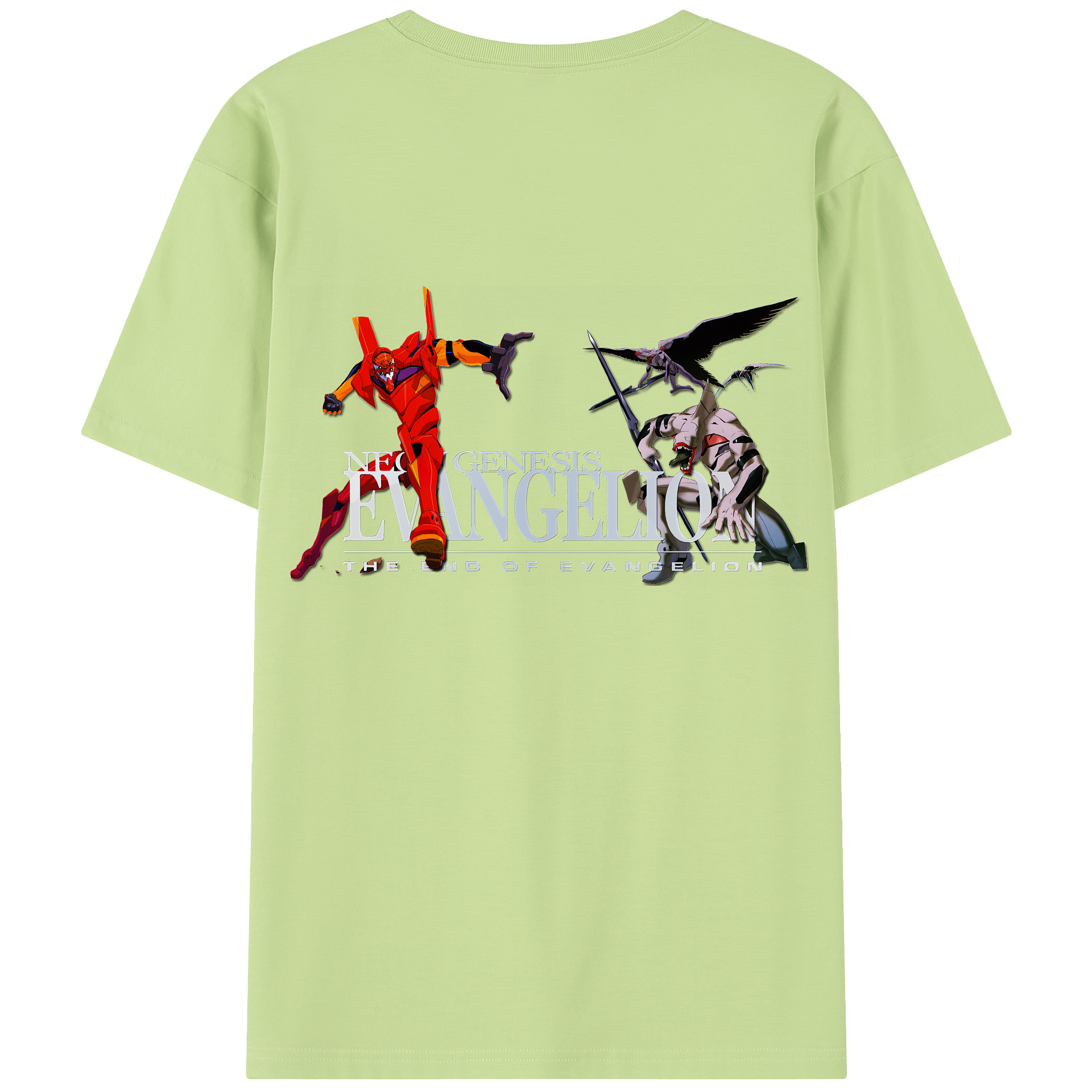 （画像用） EVA 新世紀エヴァンゲリオン 綿100％半袖Tシャツ（背面プリント）